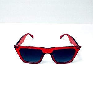 2/$30 Red Women Square Cat Eye Fashion Sunglasses